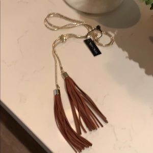 White House Black Market Tassel Necklace